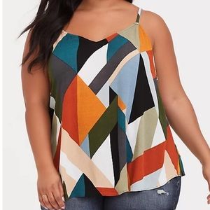 🍃 Torrid Geometric Gauze Tank 🍃